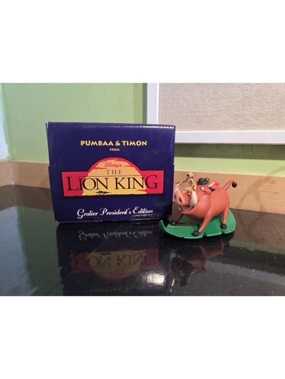 Disney Grolier Presidents Edition Lion King Pumbaa Timon Ornament
